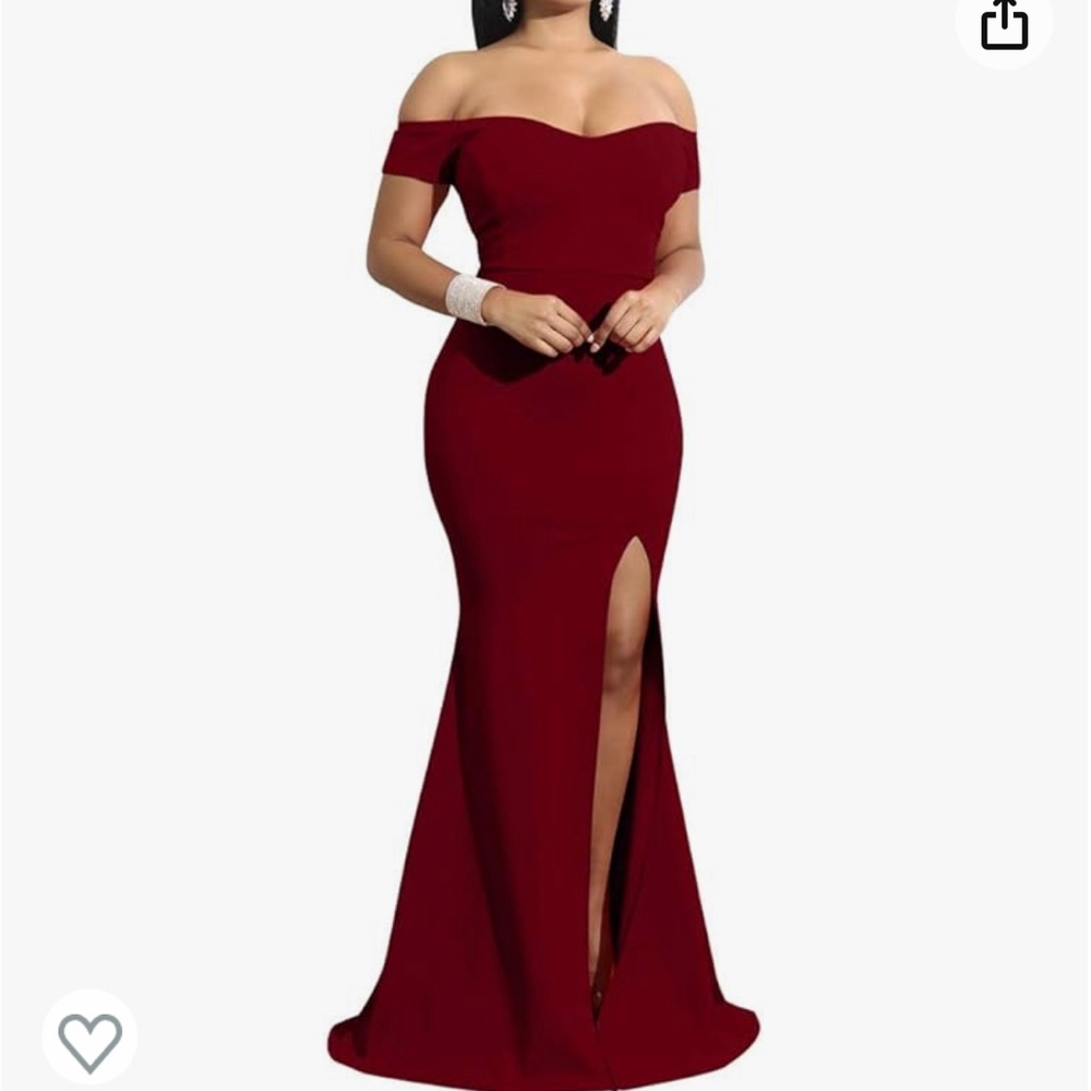 XL Wine red dress